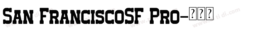 San FranciscoSF Pro字体转换